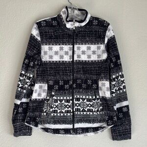 Great Northwest women’s fleece zip-up jacket with pockets, size M